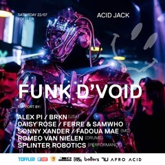 ACiD JACK w/ BRKN & MC Fadoua Mae and Romeo van Nielen (drums) @ Toffler Rotterdam