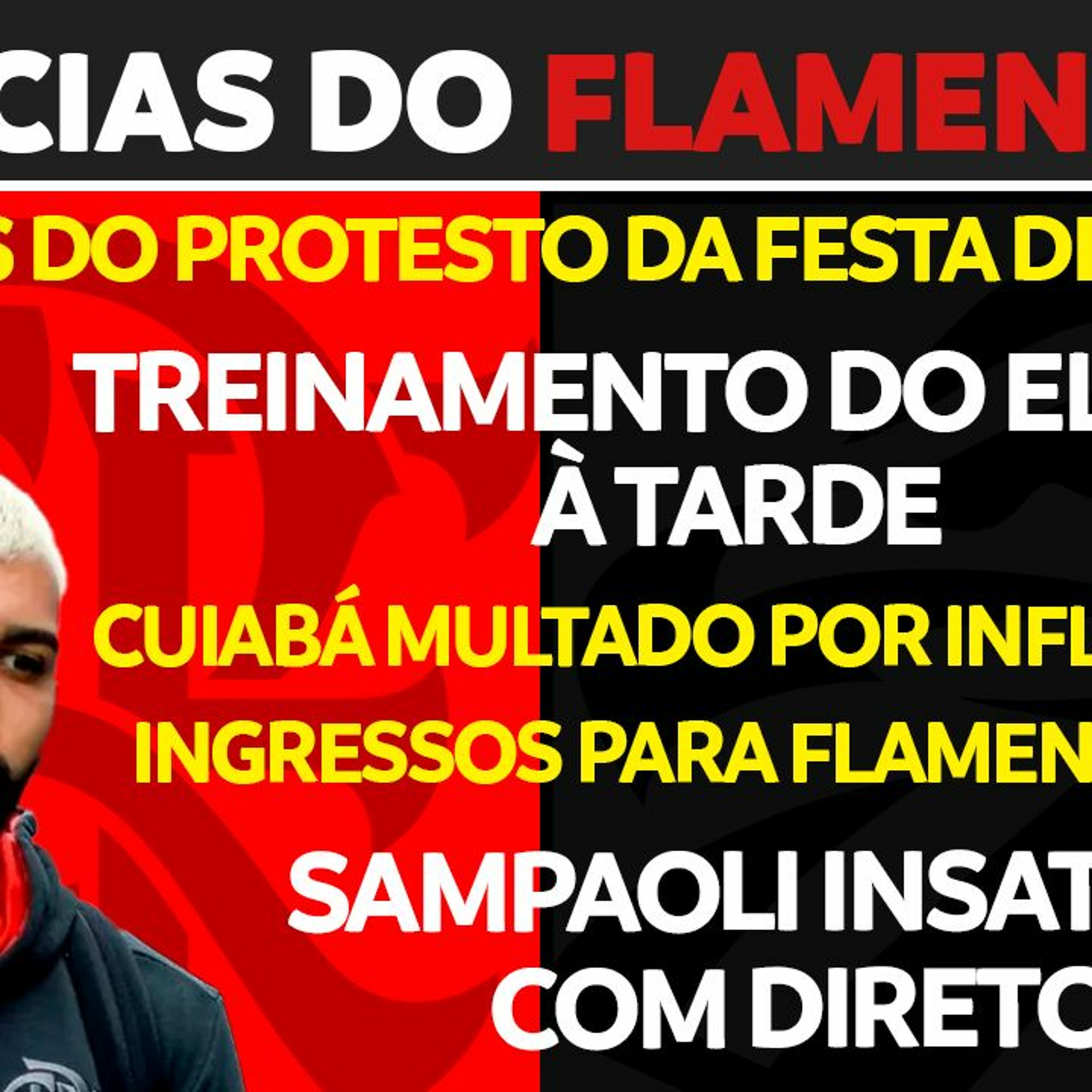PROTESTOS NA FESTA DE GABIGOL | TREINAMENTO DO ELENCO À TARDE | SAMPAOLI INSATISFEITO COM DIRETORIA