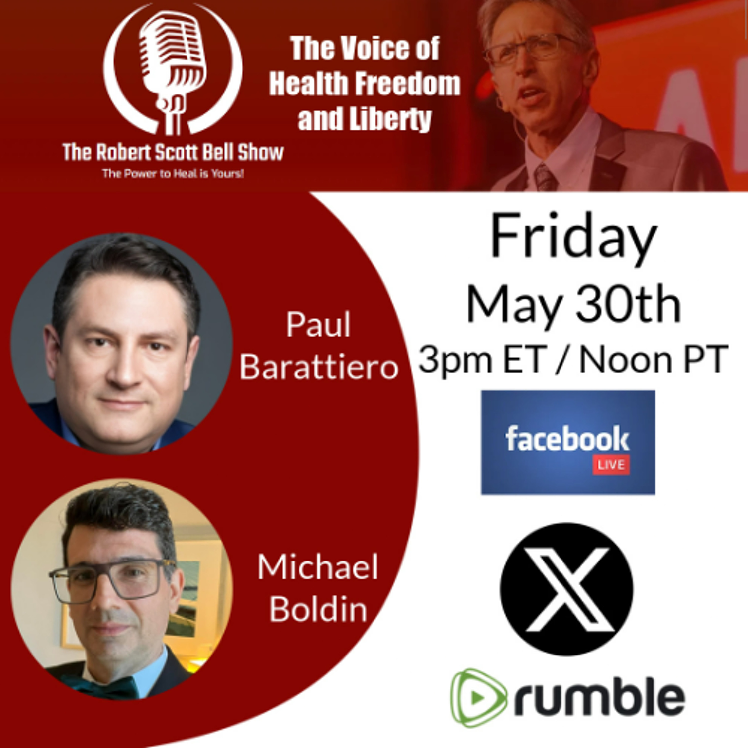 Trump’s War on Organic's, Paul Barattiero, Hydrogen Healing, Michael Boldin, Tenth Amendment Center - The RSB Show 5-30-25