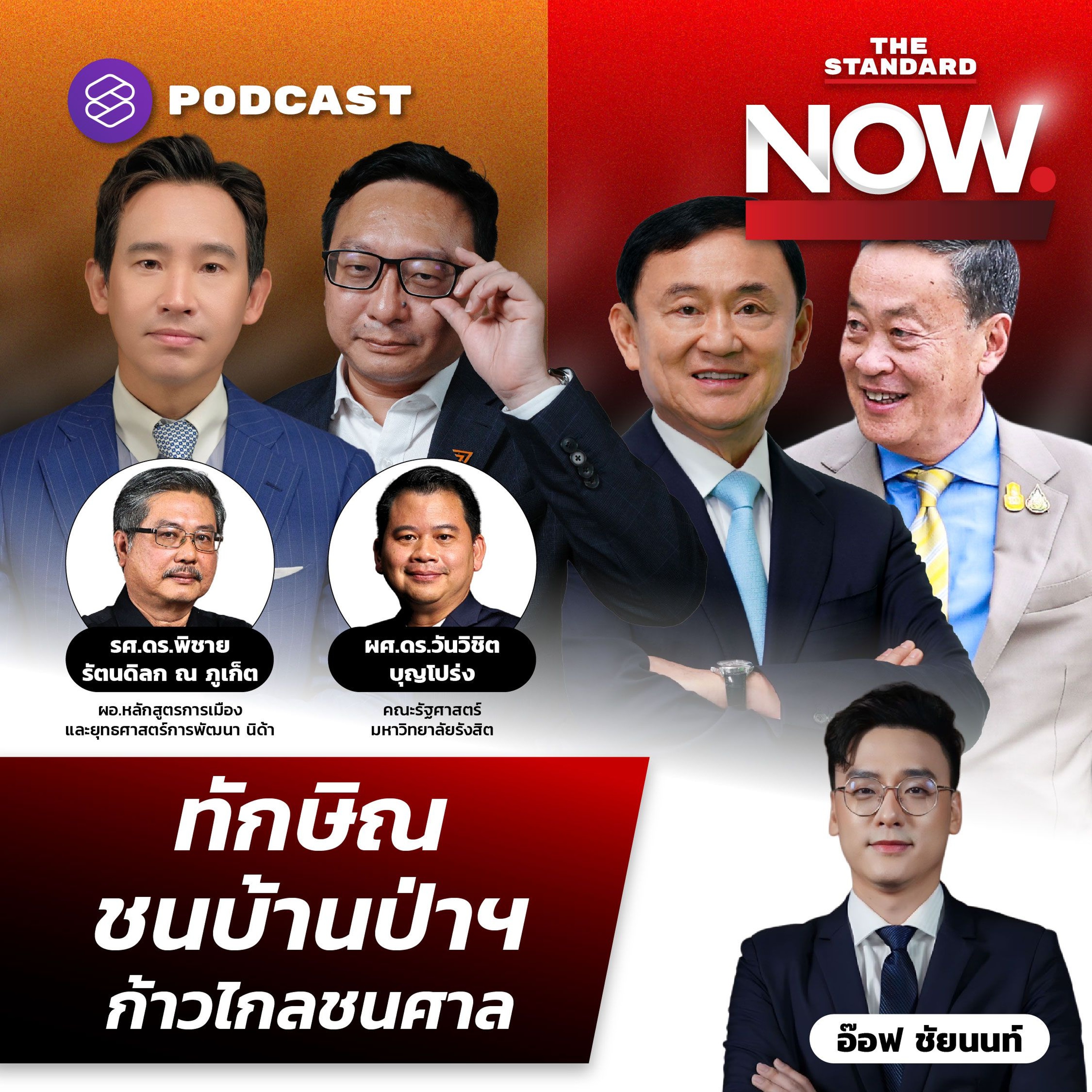 THE STANDARD NOW ทักษิณเปิดศึกบ้านป่าฯ กระทบ พปชร.? ก้าวไกลชี้ศาล รธน. ไม่มีอำนาจยุ�