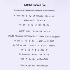 I Am the Sacred Sun