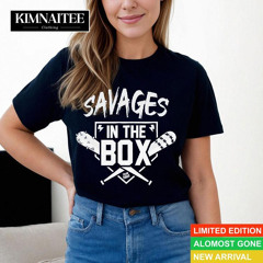 Savages In The Box Baseball Shirt