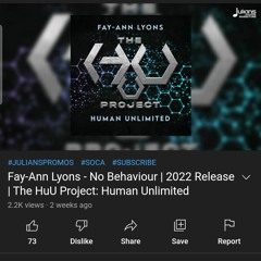 Fay-Ann Lyons - No Behaviour _ 2022 Release _ The HuU Project_ Human Unlimited (320K).mp3