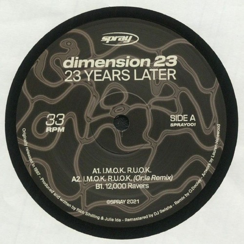Dimension 23 - '23 Years Later' (Incl. Or:la Remix) [SPRAY001]