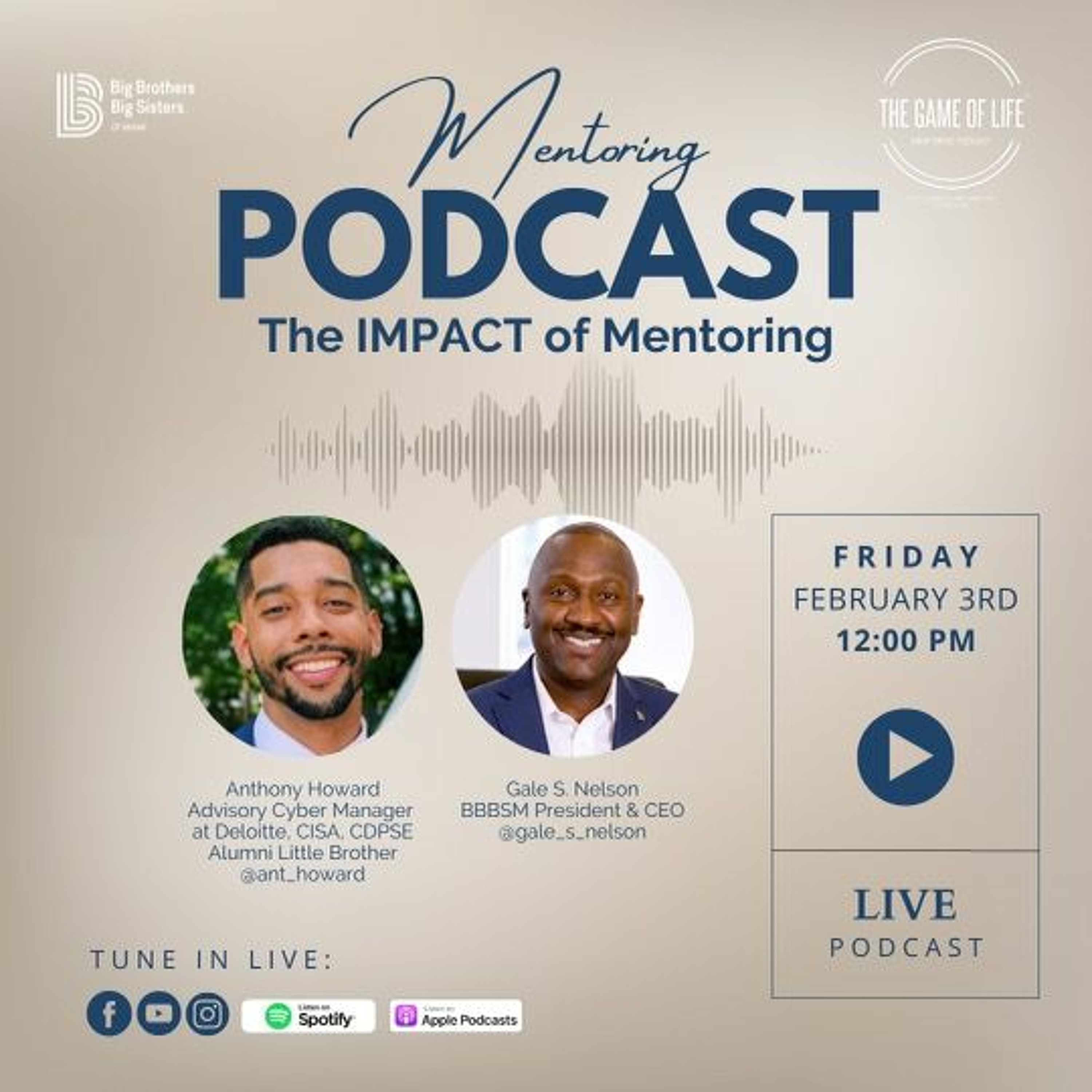 The Game Of Life Podcast | "The Impact Of Mentoring" episode artwork