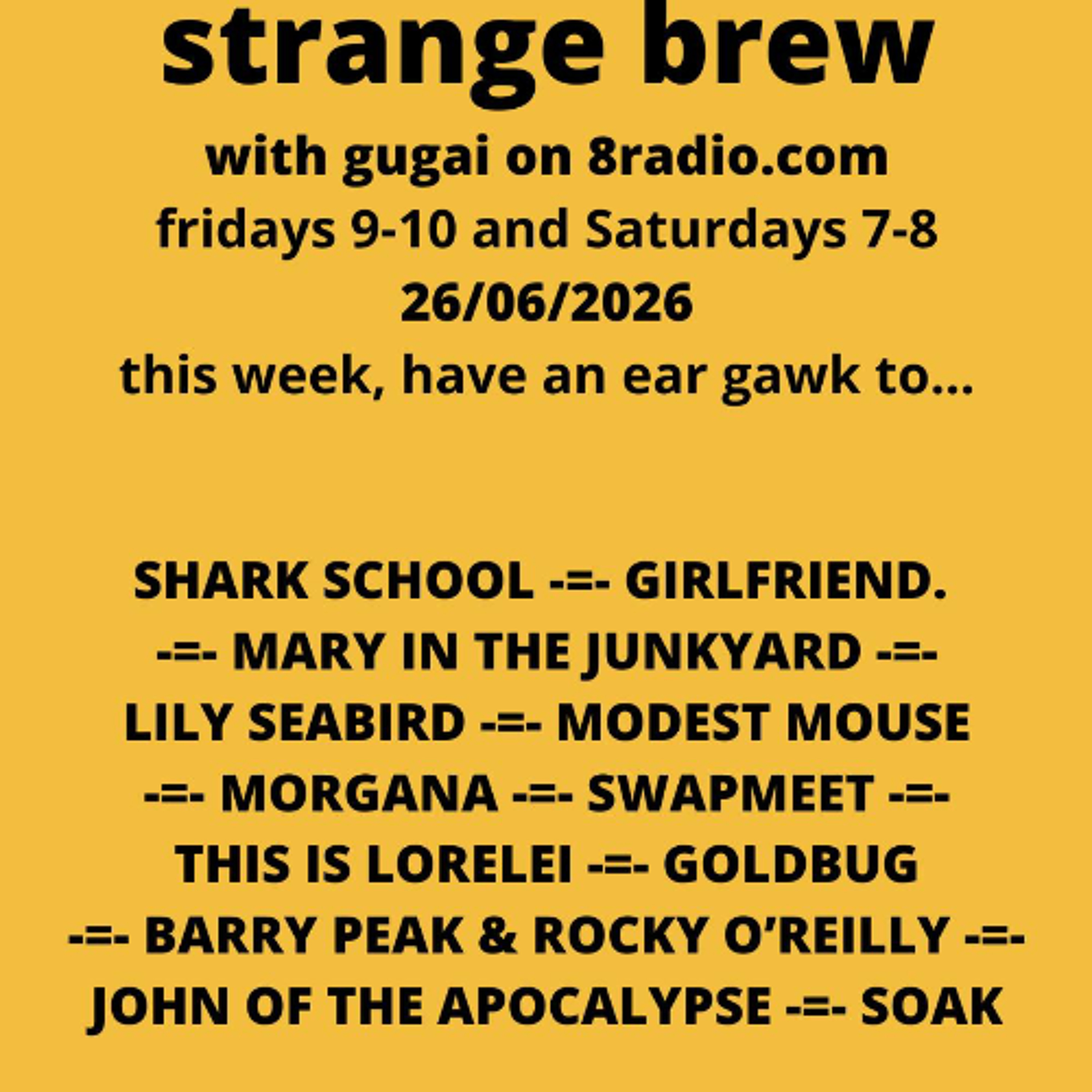 Strange Brew #460  - Halfway (26/06/26) episode artwork