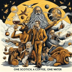 One scotch, one coffee, one water