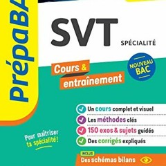 Télécharger eBook Prépabac SVT 1re générale (spécialité) : nouveau programme de Première (Co