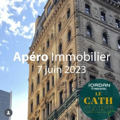 Le Cathcart - L'Apéro Immobilier event (2.5h) Deep House, Nudisco, Lounge - 07/06/2023