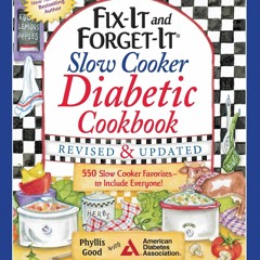 Audiobook Fix-It and Forget-It Slow Cooker Diabetic Cookbook: 550 Slow Cooker Favorites?to Inclu
