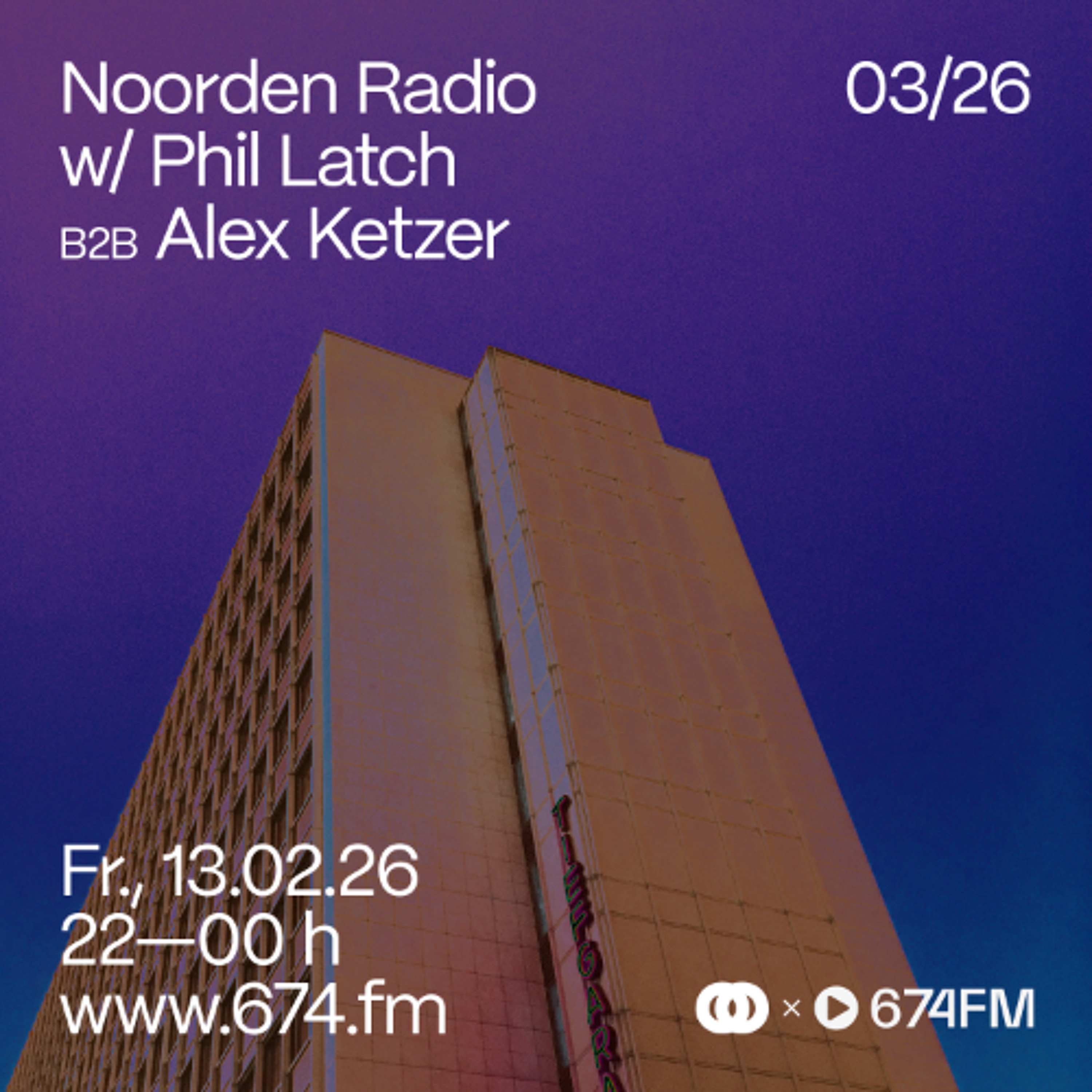 NOORDEN Radio w/ Phil Latch B2B Alex Ketzer (March 2026) episode artwork