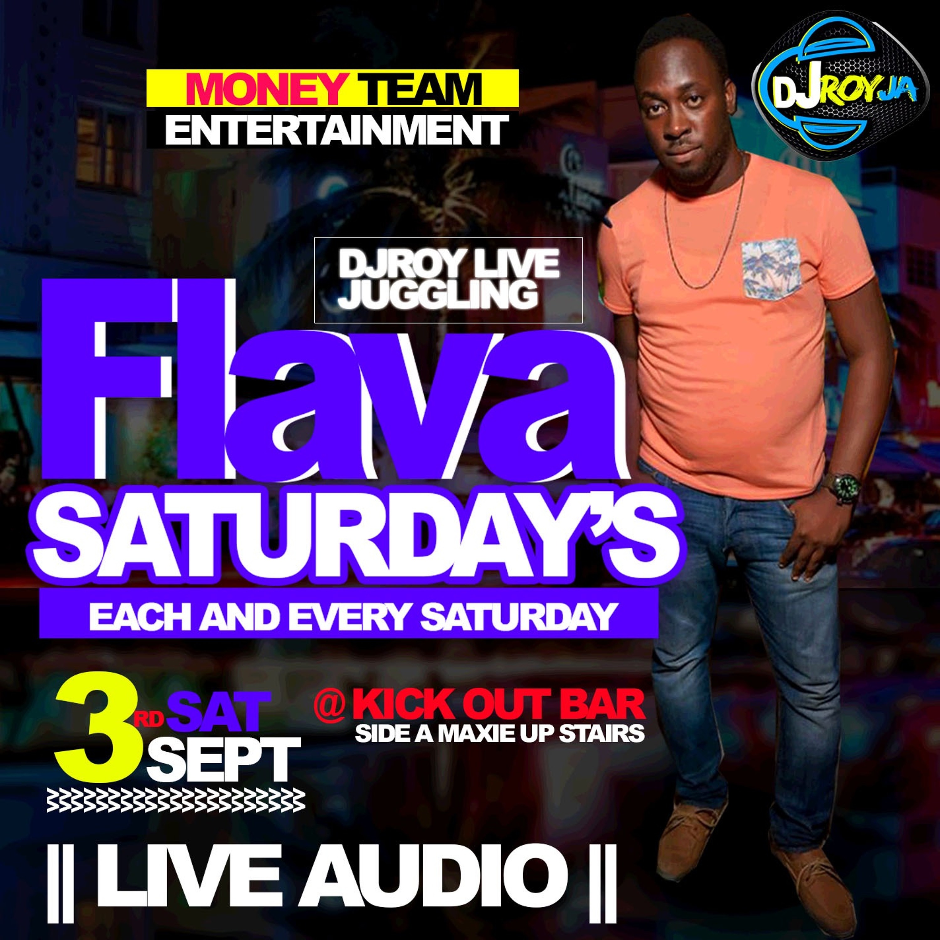 DJ ROY AT FLAVA SATADAYZ  SEPT.3.2016 [LIVE AUDIO]