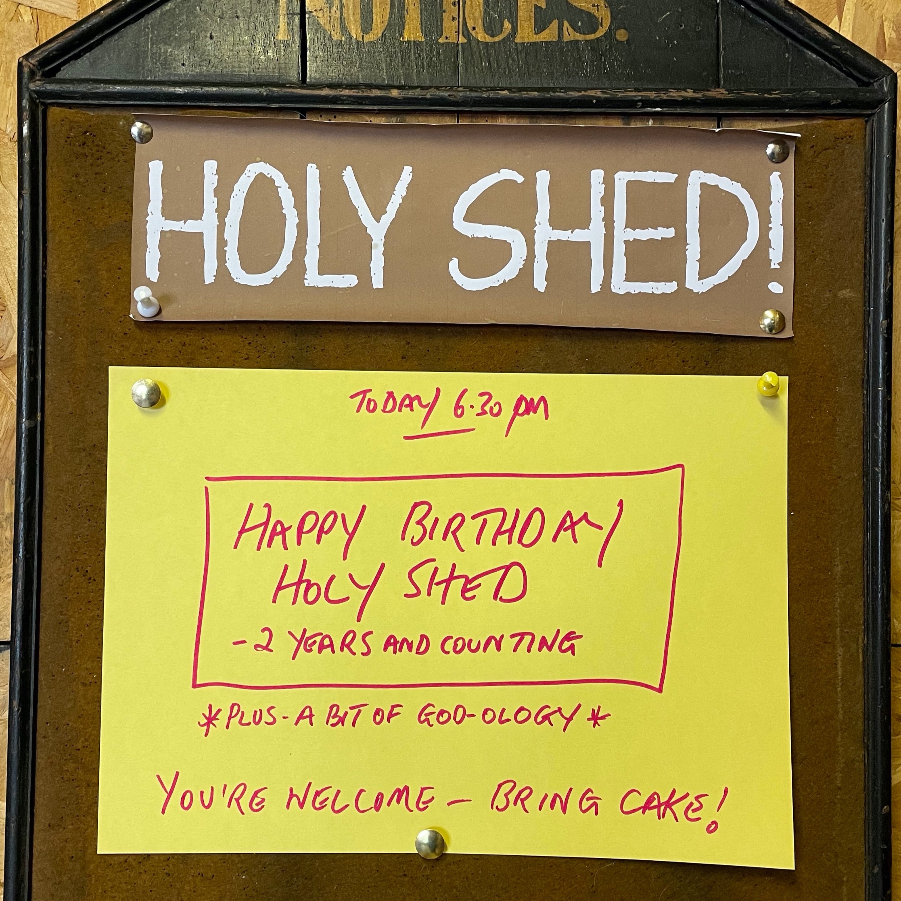 The Holy Shed - Dave Tomlinson