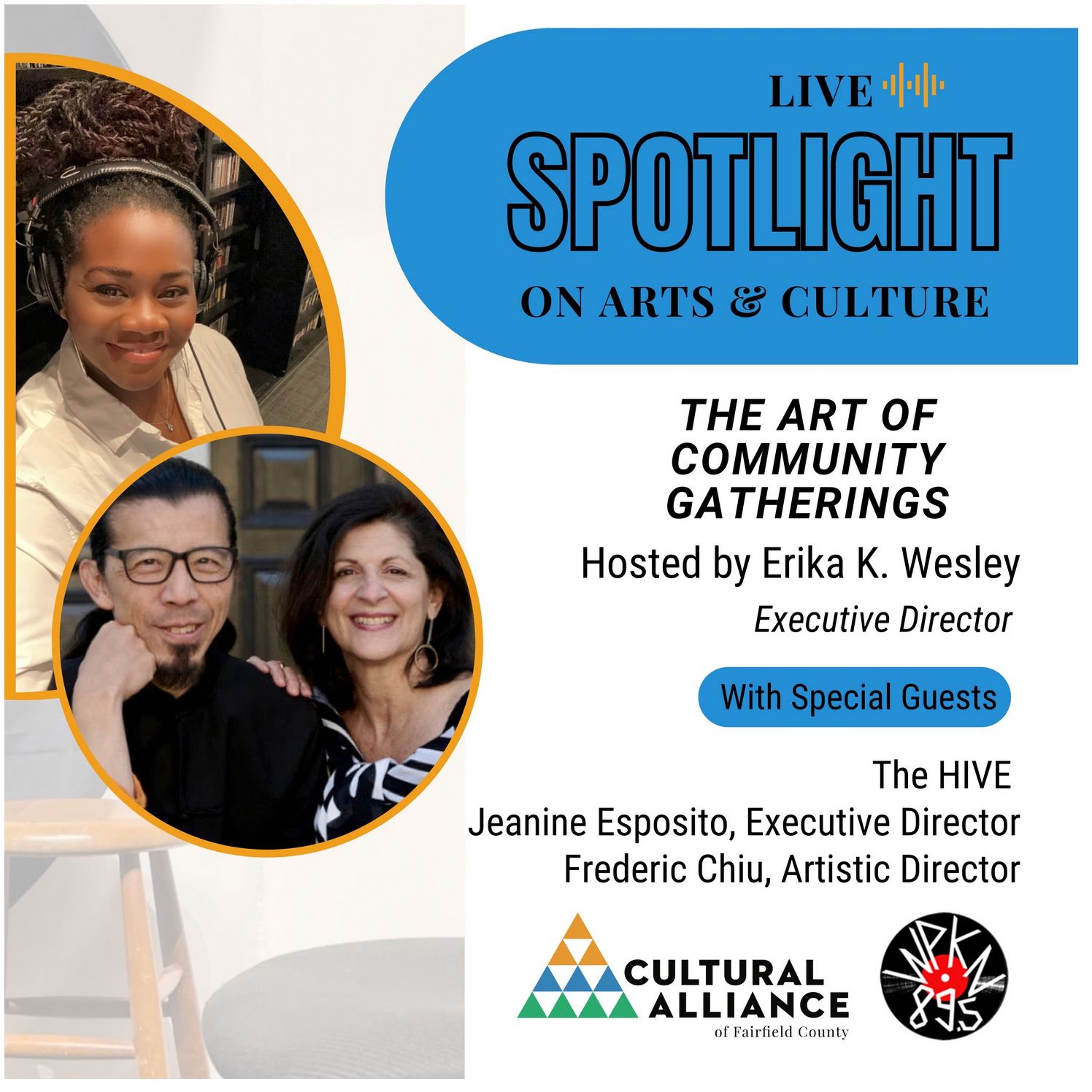 Spotlight on Arts and Culture featuring Jeanine Esposito and Frederic Chu from The HIVE episode artwork
