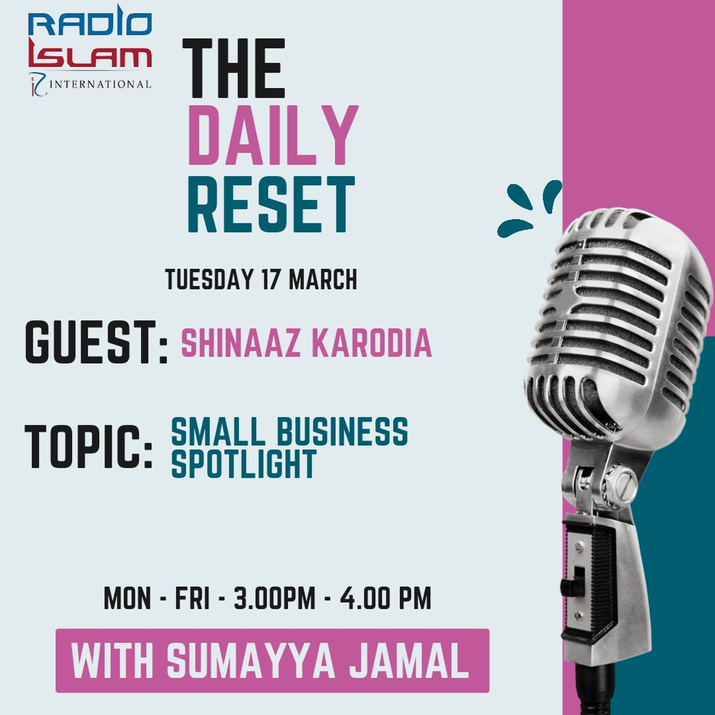 The Daily Reset: Small Business Spotlight -Shinaaz Karodia