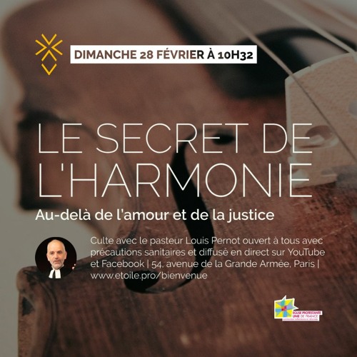 Le secret de l'harmonie | Pasteur Louis Pernot