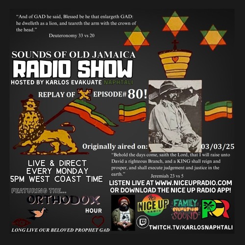 Sounds of Old Jamaica Episode 80- Originally aired live on 03/03/25