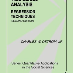 get [❤ PDF ⚡]  Time Series Analysis: Regression Techniques (Quantitati