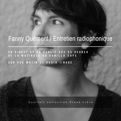 Fanny Quément / Entretien radiophonique sur PSG Matin et radio ∏node