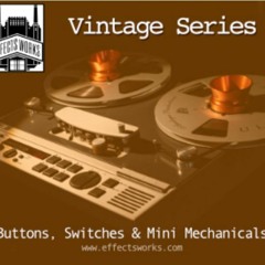 Vintage Buttons, Switches & Mini-Mechanicals Sound Effects Library