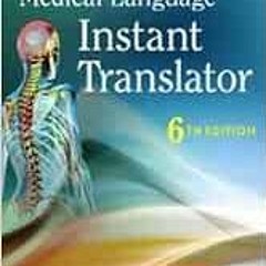 Open PDF Medical Language Instant Translator by Davi-Ellen Chabner BA  MAT