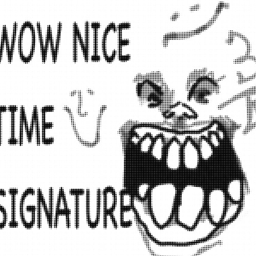 3/4 time signature plus a cool beat switch