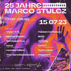 Marco Stylez Hardtechno@ 25Jahre MarcoStylez @ Different Club Trier 15.07.2023