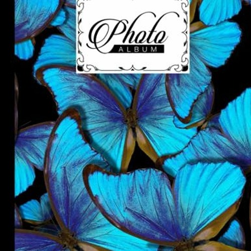 Stream ) Photo Album, butterfly Album, Large Photo Albums with Writing
