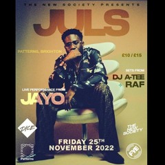 Live Audio - Warmup Set for Juls Event hosted by The New Society 25/11