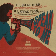 Exclusive Premiere: Soul Renegades "Speak To Me "(The James L'Estraunge Remix)