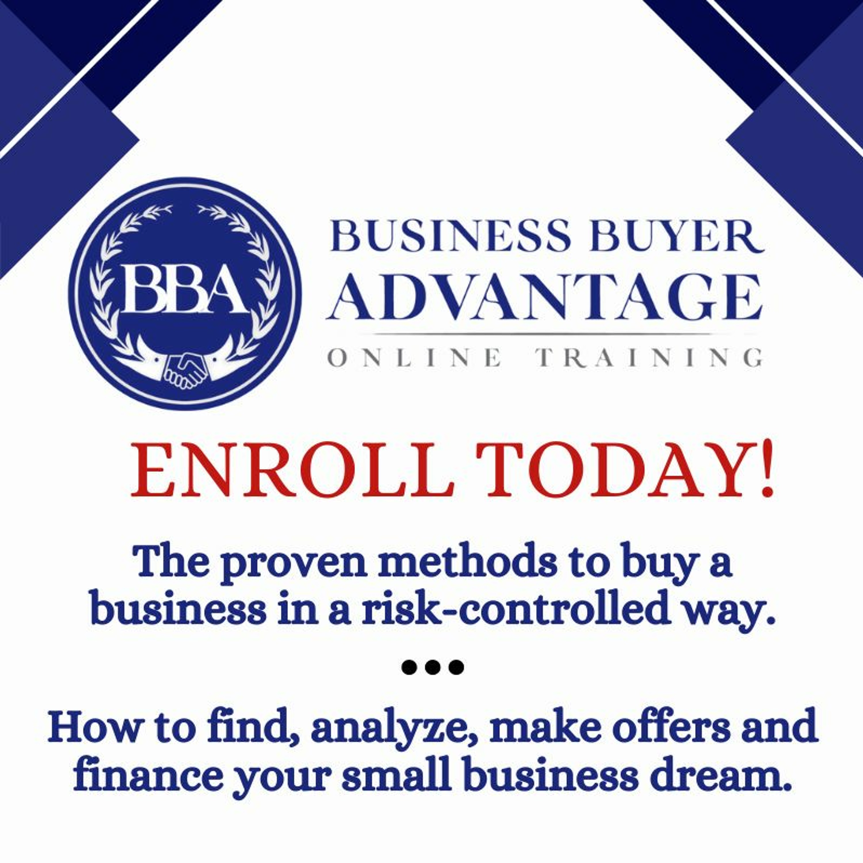 New Due - Diligence Module- Business Buyer Advantage  Online Training