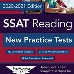 [GET] EBOOK 📭 SSAT Reading: New Practice Tests, 2020-2021 Edition by  PrepVantage EP