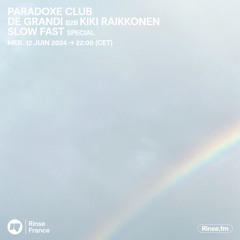 Paradoxe Club : De Grandi B2B Kiki Raikkonen - 12 juin 2024