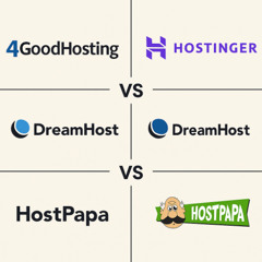4GoodHosting vs Hostinger vs. DreamHost vs. HostPapa blog