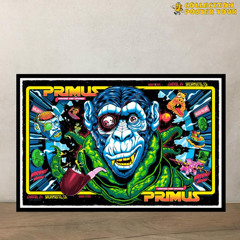 Primus August 7-8 2025 Channel 24 Sacramento, CA Concert Poster