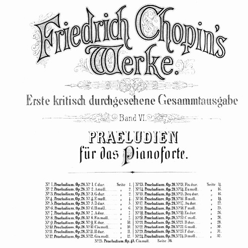 Frédéric Chopin - Prélude Op.28 No.16