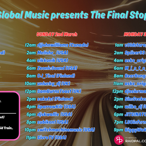 Live @ Twitch.tv/SivroTV - 03/02/2025 [Global Music pres. The Final Stop]