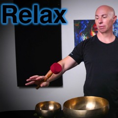 Qi Gong Relaxation Meditation for Balance - Healing Sleep ASMR - Tibetan Singing Bowls