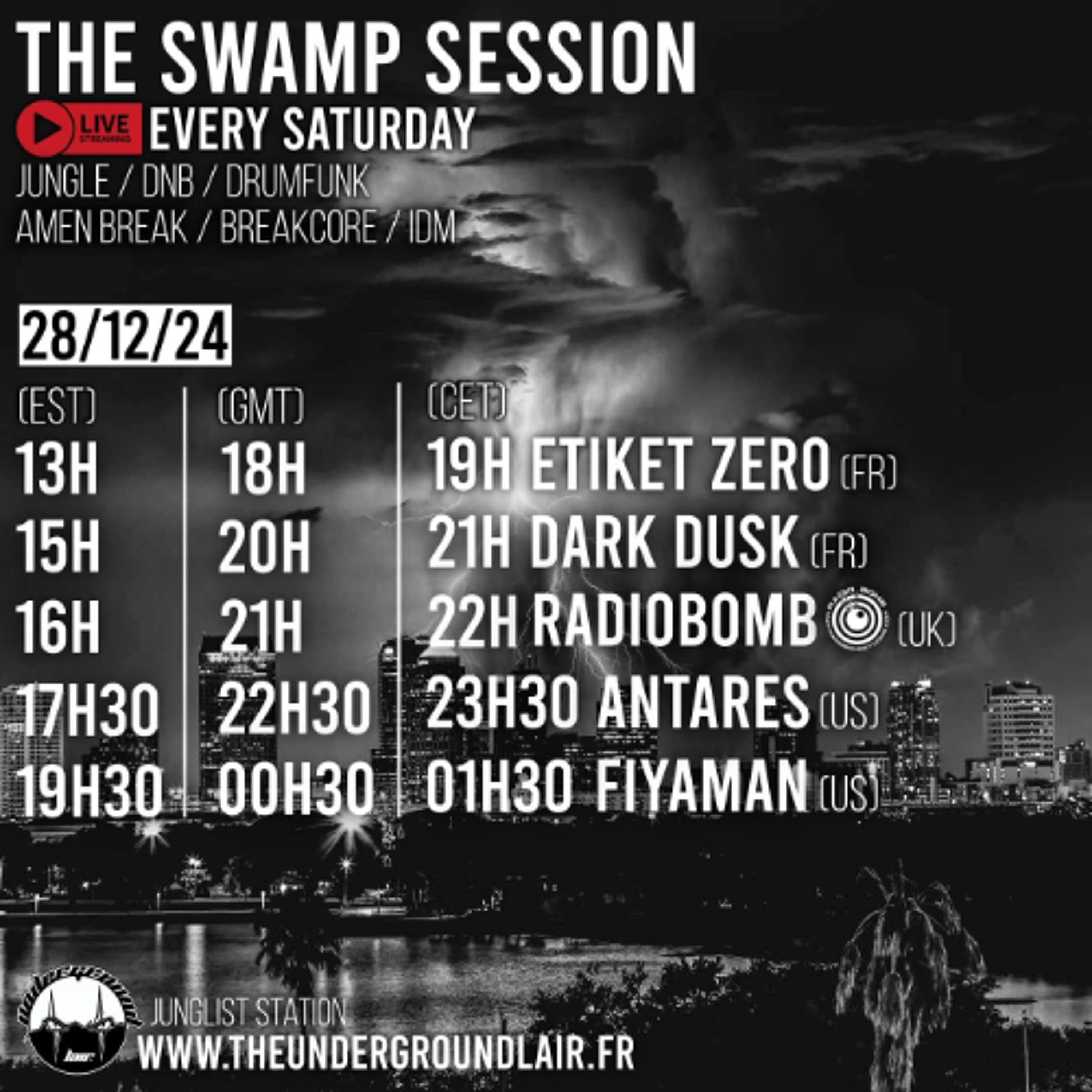 Antares LIVE on The Underground Lair - The Swamp Session 28,12.24 episode artwork