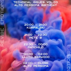 Technical Issues Vol.03 - Live @ Bear Cave 14.09.2024
