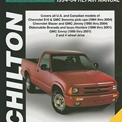 [GET] PDF 📙 GM S-Series Pickups & SUVs 1994-2004 (Haynes Repair Manuals) by  Chilton