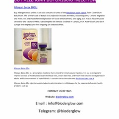 Wholesale Botox Supplier | Buy Botox 100iu Injection Online | soundcloud