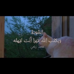 ويكتب الله خيرا أنت تجهله ، محمد زيلعي