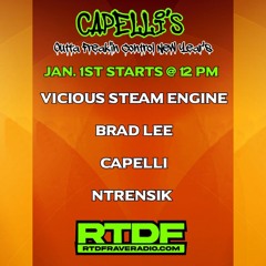VICIOUS STEAM ENGINE - EXCLUSIVE mix for RTDF RAVE RADIO - NYE BLAST
