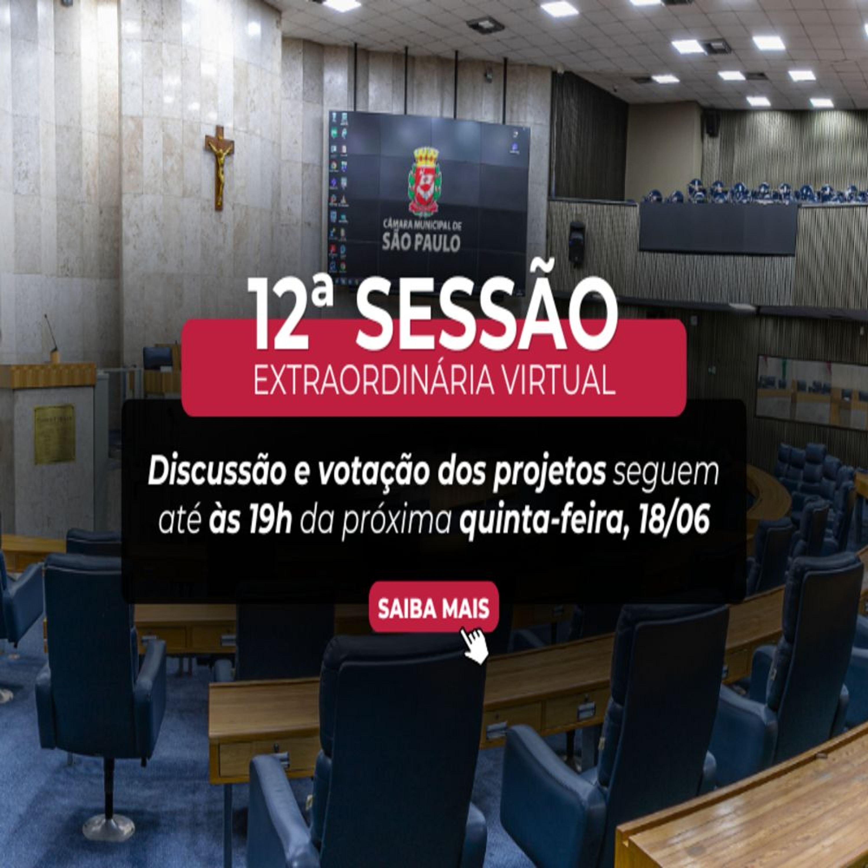 18.06.2026 = CÂMARA DE SP APROVA 60 PROJETOS NA SESSÃO PLENÁRIA VIRTUAL episode artwork
