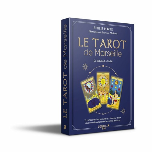 Le tarot de Marseille: Du débutant à l'initié 22 cartes avec leur pochette et 1 livre  téléchargement epub - pDmJGhKjaW