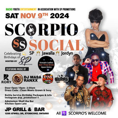 SCORPIO SOCIAL MASARANXX & GQ LIVE AUDIO DANCEHALL JUGGLIN' VYBZ KARTEL, KAFF,VALIANT,IWAATA, MAVADO