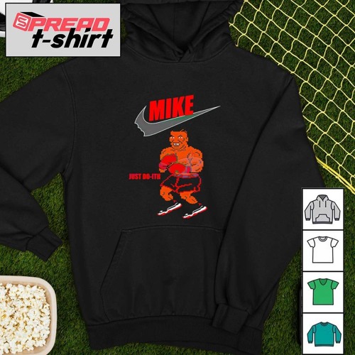 Mike Tyson Bite Swoosh just do it shirt