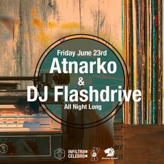 Atnarko & DJ Flashdrive B2B at the Iron Cow