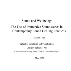 Dissertation Soundscape